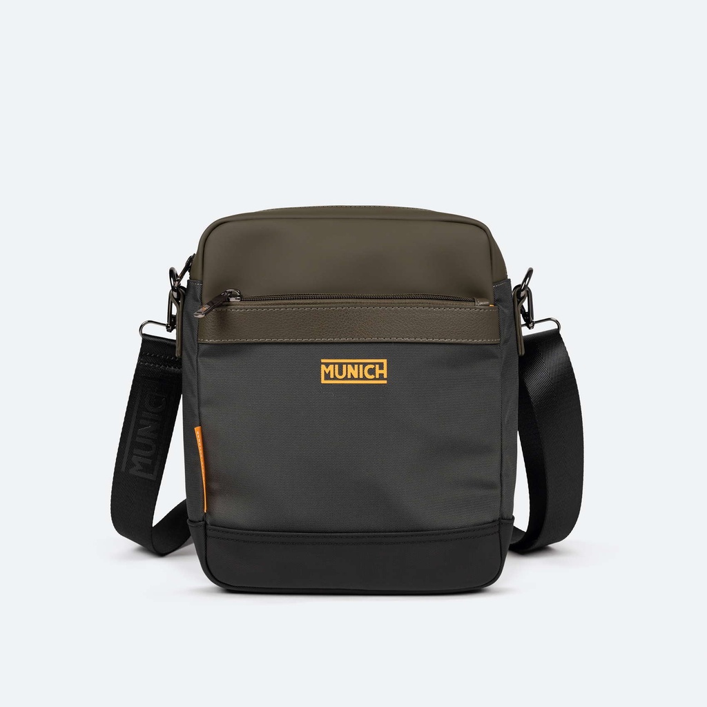 7113170 Bandolera Kaki de Alta Resistencia con Bolsillo Frontal JUNGLE CROSSBODY