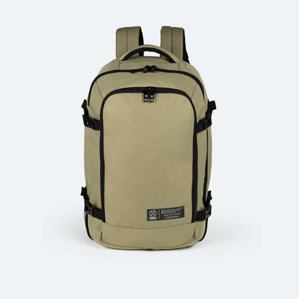 Mochila beige de poliÃ©ster reciclado MUNICH GATE X-39 BACKPACK CABIN