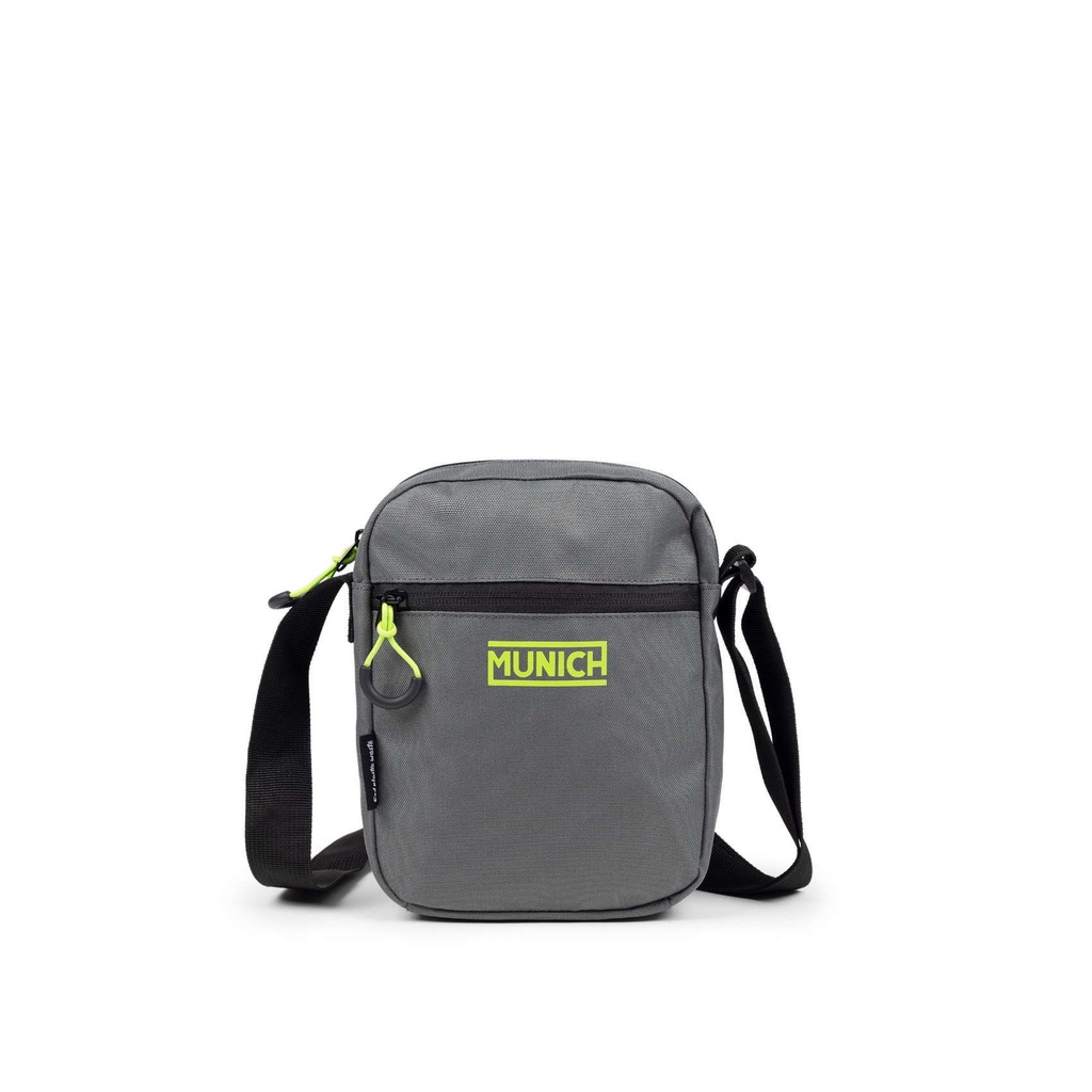 MUNICH 7113520 Bandolera reciclada Gym Sports (gris)