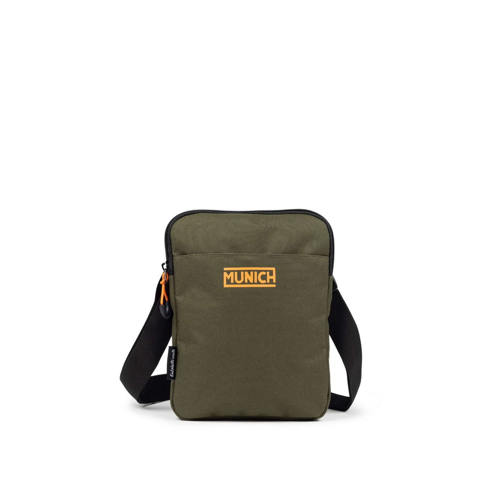 MUNICH 7113524 Bandolera slim reciclada Gym Sports (caqui)