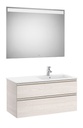 Conjunto Pack The Gap (mueble base c/2 cajones, lavabo derecha y espejo LED) 1005x460x537 mm, fresno nórdico, (A851515434)