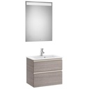 Conjunto Pack The Gap (mueble base compacto c/2 cajones, lavabo y espejo LED) 605x380x537 mm, azul mate, (A851526548)