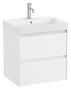 Conjunto Unik Ona (mueble base c/2 cajones y lavabo de FINECERAMIC) 600x460x645 mm, blanco mate, (A851688509)