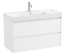 Conjunto Unik Ona (mueble base c/2 cajones y lavabo de FINECERAMIC) 1000x460x645 mm, blanco mate, (A851693509)