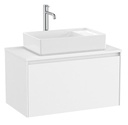 Mueble base Ona c/1 cajón, p/lavabo de sobre encimera, 794x457x443 mm, blanco mate, (A851724509)