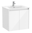 Conjunto Unik Tenet (mueble base c/2 puertas y lavabo) 585x460x565 mm, blanco brillo, (A851773806)