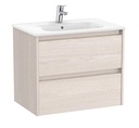 Conjunto Unik Tenet (mueble base c/2 cajones y lavabo) 685x460x565 mm, fresno nórdico, (A851776434)