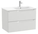 Conjunto Aleyda Unik (mueble base c/2 cajones y lavabo a la derecha) 805x460x565 mm, gris piedra, (A851815514)