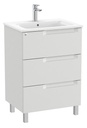 Conjunto Aleyda Unik (mueble base c/3 cajones y lavabo) 605x460x740 mm, gris piedra, (A851821514)