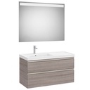 Conjunto Pack The Gap (mueble base c/2 cajones, lavabo plus izq.y espejo LED) 1000x460x575 mm, roble city tex., (A851977402)