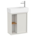 Unik Tura (mueble base compacto 1 puerta, estante lat., lav. ag. grif. der.) 550x275x600 mm, olmo claro, (A852022565)