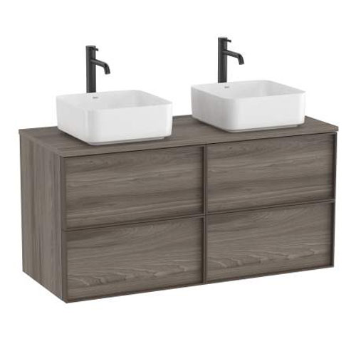 Mueble base Inspira c/4 cajones p/lavabo de encimera o sobre encimera, 1176x486x565 mm, magnolia, (A852522556)
