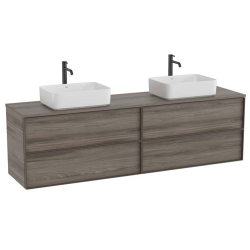 Mueble base Inspira c/4 cajones p/lavabo de encimera o sobre encimera, 1976x486x565 mm, magnolia, (A852524556)