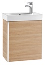 Conjunto Unik Mini (mueble base y lavabo) 450x250x575 mm, roble texturizado, (A855873155)