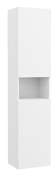 Módulo columna Ona/Delta con repisa abierta, 400x300x1750 mm, blanco mate, (A857636509)