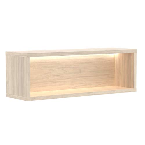 Estante abierto Delta con luz, 600x180x200 mm, fresno claro, (A858167541)