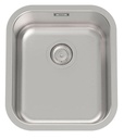 Fregadero Porto (ks) de 1 cubeta de acero inoxidable, 390x450x180 mm, (A870R10330)