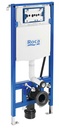 Bastidor empotrable Duplo One c/cist. doble desc. y flexo alim. p/Smart Toilets, 475x107x1190 mm, (A890078020)