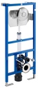 Bastidor emp. In-Wall Systems DUPLO WC FLUXOR p/in. susp. c/fluxor doble desc., codo Ø90/110, 500x135x1120 mm, (A890092100)