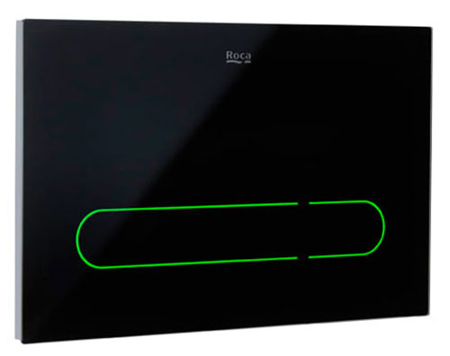 Placa accionamiento electrónica Duplo One cristal, desc. dual e ilum. col. config., 252x198x162 mm, (A890104008)