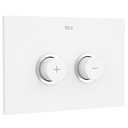 Placa accionamiento Duplo One, desc. dual neumática, 246x25x166 mm, blanco, (A890166000)