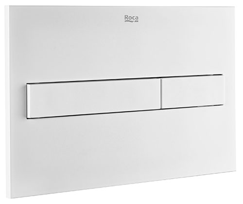 Placa accionamiento Duplo One, descarga dual, 250x180x160 mm, blanco mate, (A890188207)