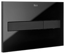 Placa accionamiento Duplo One, descarga dual, 250x180x160 mm, negro cristal, (A890188308)