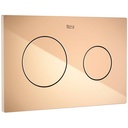 Placa accionamiento Duplo One, descarga dual, 254x10x164 mm, oro rosado, (A8901890RG)