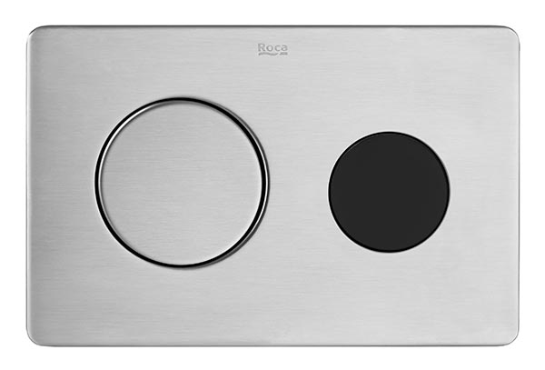 Placa acc. elect. Duplo One antivandálica inox. c/desc. dual o touchless, 49x257x166 mm, (A890189500)