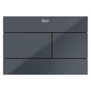 Placa accionamiento Duplo S con descarga dual PS2, 194x51x134 mm, cristal antracita, (A8902243AA)