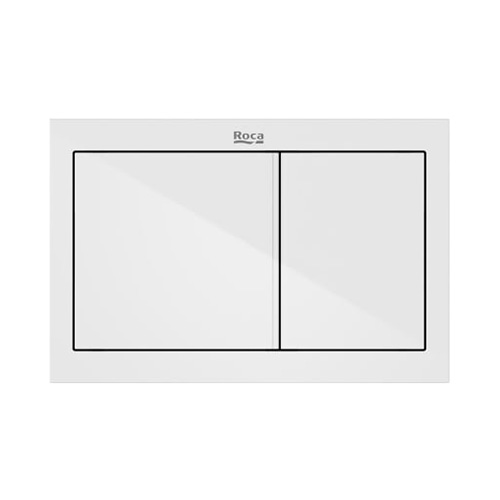 Placa accionamiento Duplo S, descarga dual, 163x215x60 mm, blanco (A890225300)