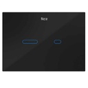 Placa acc. elect. In-Wall Systems EP-S1, desc. dual aut. o Touchless, alim. c/bat., 203x7x145 mm, cristal negro, (A890231588)