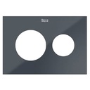Panel Duplo S frontal para combinar con pulsadores PS3, 202x3x145 mm, cristal antracita, (A8905233AA)