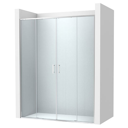 Frontal ducha Victoria Plus (2 hojas correderas +2 fijas), 1800x50x2000 mm, plata brillo (AM12D7087D0012NMN)