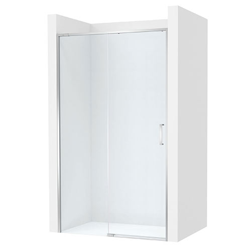 Frontal ducha Ura (1 hoja corredera +1 fija), 1200x50x2000 mm, plata brillo (AM20J4B07D0012NMN)