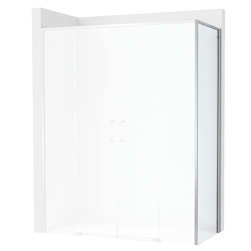 [PROCAM20K2BC7D0012NMN] Lateral fijo Ura, 700x50x2000 mm, cristal transparente, perfil plata brillo, (AM20K2BC7D0012NMN)