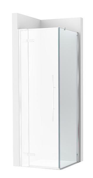 Frontal ducha Brisa PLF (1 hoja batiente +1 fija) 700x100x2000 mm, plata brillo, (AM34407012M)