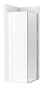Frontal ducha Brisa PLF (1 hoja batiente +1 fija) 900x100x2000 mm, plata brillo, (AM34409012M)