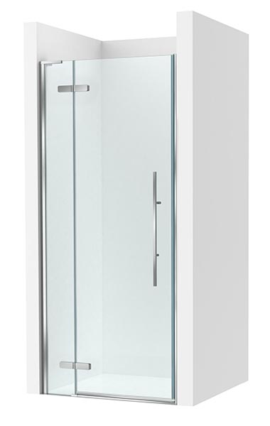 Frontal ducha Brisa PEF (1 hoja batiente +1 fija) 700x100x2000 mm, plata brillo, (AM37207012M)