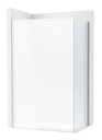 Lateral fijo Brisa LF-C 900x50x2000 mm, cristal transparente, perfil plata brillo, (AM37309012M)