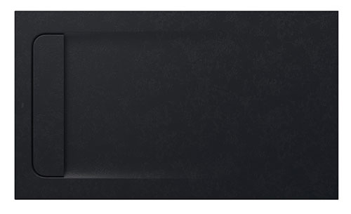 Plato de ducha extraplano de STONEX Aquos 1200x700x28 mm, negro, (AP6014B02BC01400)