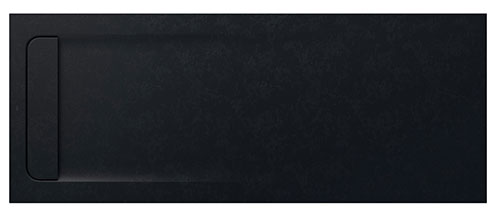 Plato de ducha extraplano de STONEX Aquos 1800x700x33 mm, negro, (AP6017082BC01400)
