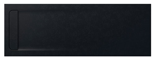 Plato de ducha extraplano de STONEX Aquos 2000x700x35 mm, negro, (AP6017D02BC01400)