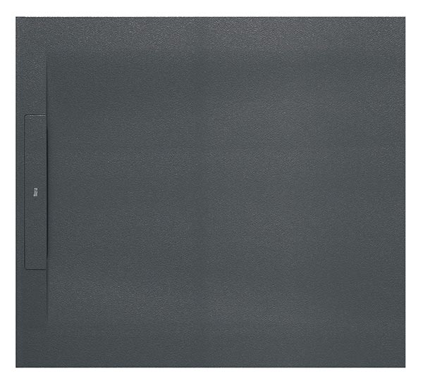 Plato de ducha cuadrado extraplano de STONEX Pyros 900x900x28 mm, pizarra, (AP90138438401200)