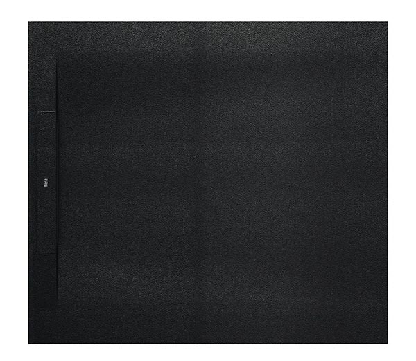 Plato de ducha cuadrado extraplano de STONEX Pyros 900x900x28 mm, negro, (AP90138438401400)