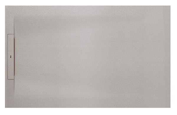 Plato de ducha extraplano de STONEX Pyros 1000x700x28 mm, perla, (AP9013E82BC01630)