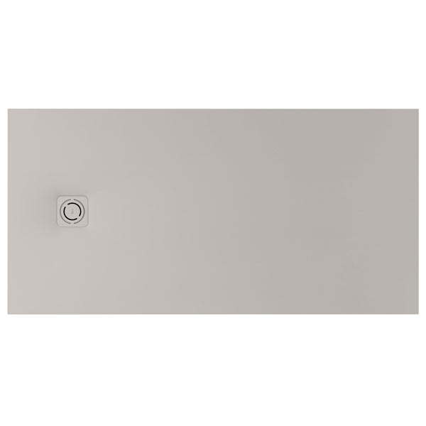Plato de ducha extraplano de STONEX Terran-N 1000x700x26 mm, perla, (APA013E82BC01630)