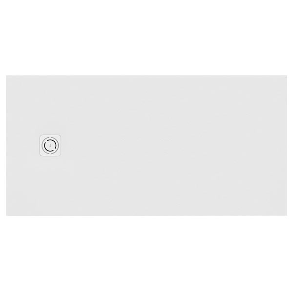 Plato de ducha extraplano de STONEX Terran-N 1600x700x32 mm, blanco, (APA016402BC01100)
