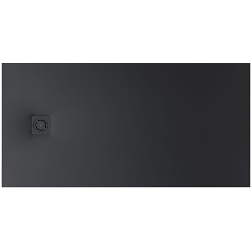 Plato de ducha extraplano de STONEX Terran-N 1700x800x33 mm, negro, (APA016A432001400)