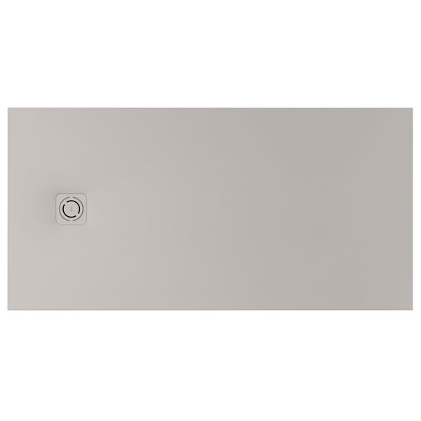 Plato de ducha extraplano de STONEX Terran-N 2000x1000x34 mm, perla, (APA017D03E801630)